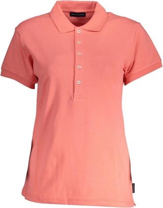 North Sails Roze Polo Shirt Korte Mouwen - Dames - Polos - Roze - S - Katoen - Tops