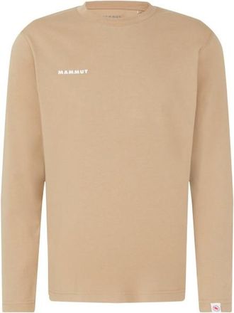 Mammut Mammut Base Longsleeve T-Shirt Mini Logo Longsleeve f&uuml;r Herren | beige
