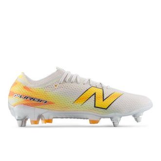 New Balance Unisex Furon Elite SG V9 in Grigio/Arancione, Sintetica, Taglia 44.5