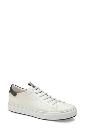 Johnston & Murphy Anson Lace to Toe Sneaker in White Sheepskin at Nordstrom, Size 13
