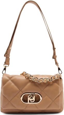 Liu Jo Borsa a spalla La Puffy con logo - Toni neutri