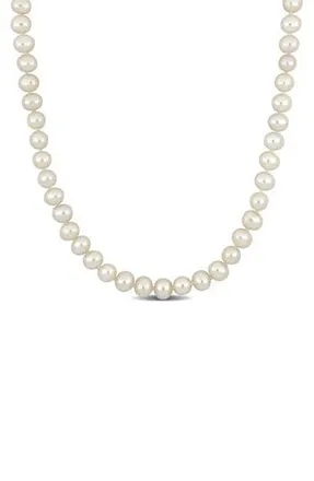 Delmar Cultured Pearl Necklace, 5-5.5mm in White at Nordstrom Rack