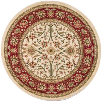 Safavieh Alfombra marfil/rojo 183 x 183 cm