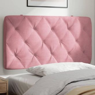 vidaXL Cuscino Testiera Rosa 100 cm in Velluto - Vidaxl