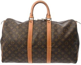 Louis Vuitton Brown Monogram Boston Bag (Pre-Owned)
