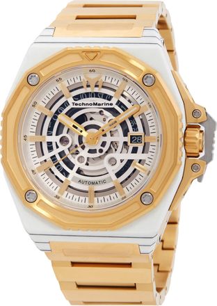 Technomarine Carbon Nautic Automatic Silver Dial Mens Watch TM-525004