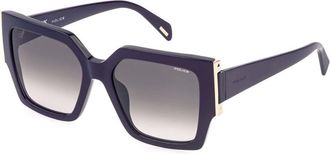 Police SPLR21 SECRET 1 06S3 Womens Sunglasses Purple Size 54