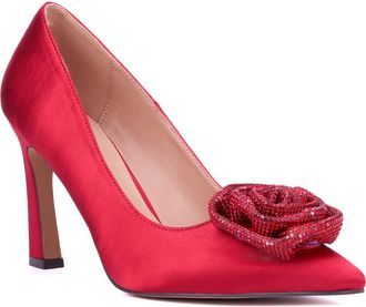 New York & Company Ilyana Pointed Toe Pump in Red at Nordstrom Rack, Size 8.5