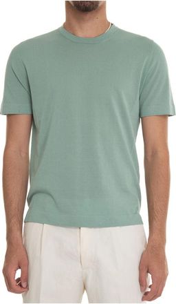 Hindustrie Lichtgewicht Crepe Jersey T-shirt - Heren - T-shirts - Groen - 3XL - Katoen - Tops