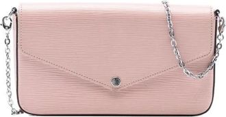 Louis Vuitton Pre-owned Pochette Felicie - Dames - Vintage Schoudertas - Roze - ONE Size - Leer - Vintage