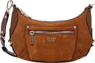 Guess Marsha Mini - Dames - Schoudertassen - Bruin - ONE Size - Leer - Tassen