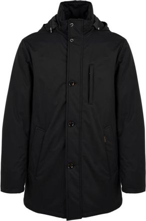 Moorer Jas met ritssluiting en knoopsluiting aan de voorkant - Heren - Winterjassen - Blauw - 7XL - Jassen