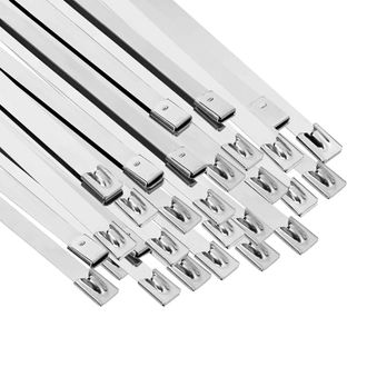 vidaXL Atadura De Cables 250 Uds. 7,9 X 350 Mm Plateado Vidaxl