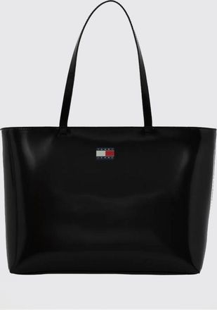 Tommy Hilfiger Borsa a spalla in pelle sintetica lucida Tommy Hilfiger
