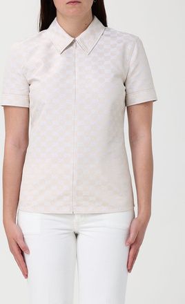 Gucci Camicia Gucci in gabardine con motivo monogram