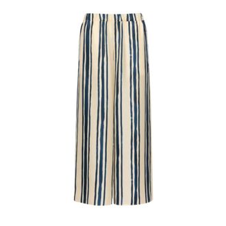 Max Mara Dames, Broeken, Beige, Maat: S Linnen