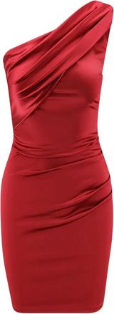 La Petite Robe Di Chiara Boni Abito corto Zenax monospalla - Rosso