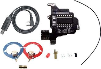 OEM Soluci&oacute;n De Antena De Onda Corta Dual Compatible Con El M&oacute;dulo De Adaptaci&oacute;n Quansheng K5/k6 Si4732 + 2 Antenas De Bucle + Cable De Programaci&oacute;n Usb
