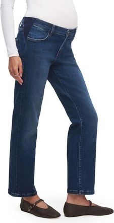 Favorite Daughter The Otto Mama Relaxed Straight Leg Maternity Jeans in Charlotte at Nordstrom, Size 24