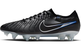 Nike Nike Mens Legend 10 Elite Sg-pro Ac Football Shoe, Black Blue Black Chrome Hyper Royal, 7.5 UK