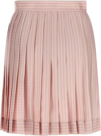 Versace Womens Multicolor Silk Long Skirt