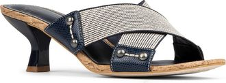 Donald J Pliner Kenna Mule Sandal in Navy at Nordstrom Rack, Size 7.5