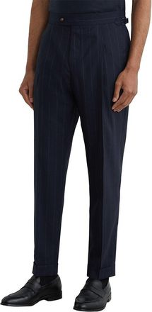 Reiss Bank Buckle Side Adjuster Wool Trouser