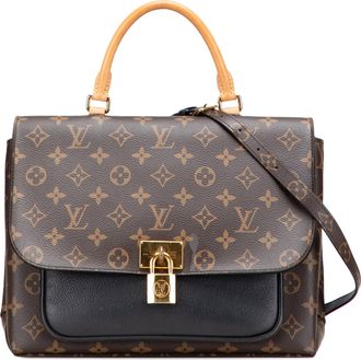 Louis Vuitton Pre-owned Womens Lockme Cartable Satchel Bag - Brown Textile - One Size