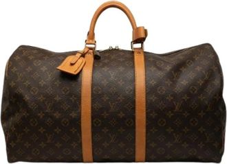 Louis Vuitton Pre-owned Keepall 55 - - Pre-owned - Donna - Marrone - ONE SIZE