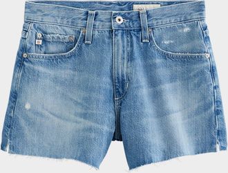 AG - Adriano Goldschmied Halle Cut-Off Denim Shorts