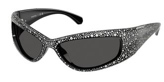 Swarovski SK6027 100187 Womens Sunglasses Black Size 60