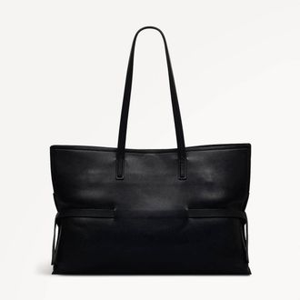 Radley London Black Medium Open Top Tote Bag Fleet Street SS25 Radley London