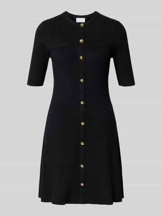 Jake*s Minikleid mit Strukturmuster in Black, Gr&ouml;&szlig;e XXL