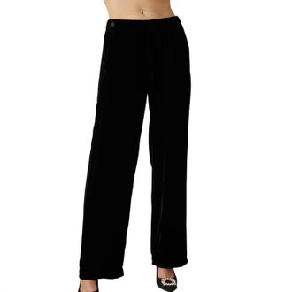 Velvet Womens Frida Wide Leg Pants In Black