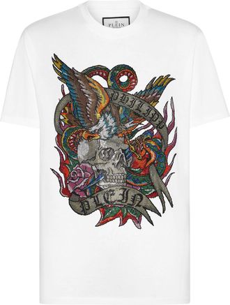 Philipp Plein T-Shirt Ronde Hals Tattoo