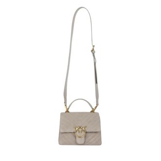 Pinko Mini Top Handvat Love One Light - Dames - Handtassen - Grijs - ONE Size - Tassen