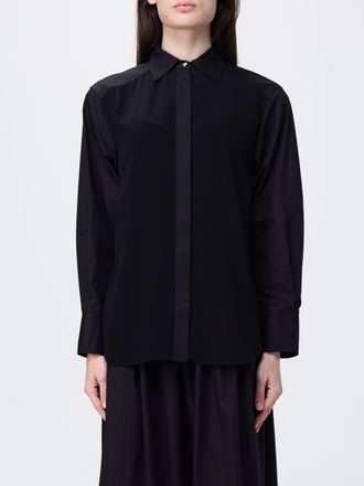 Pinko Camicia in popeline e cr&ecirc;pe