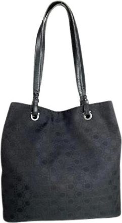 Ferragamo Pre-owned Fabric Tote Bag - Dames - Vintage Shopper - Zwart - ONE Size - Vintage