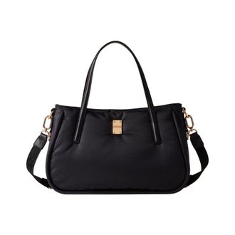 Borbonese Tassen, Dames, Zwart, ONE Size, Leer, Handtassen