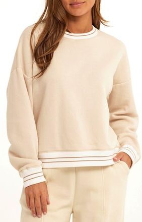 Threads 4 Thought Triblend Fleece Sweatshirt in Tapioca/Balsa at Nordstrom, Size X-Small