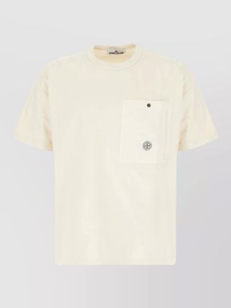 Stone Island crew neck short sleeve pocket t-shirt
