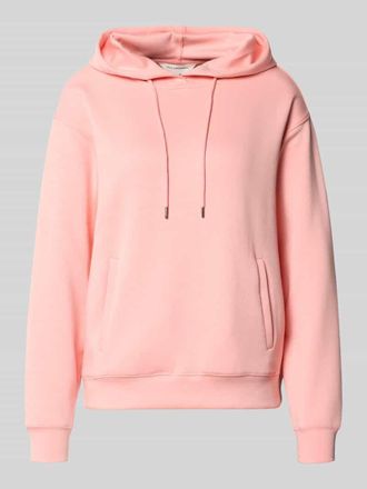 Moss Copenhagen Hoodie mit Tunnelzug Modell IMA in Lachs, Gr&ouml;&szlig;e L/XL