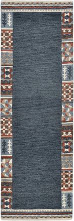 THEKO Läufer »Nuno, reine Wolle, Handgefertigt, mit Bordüre« rechteckig 14 mm Höhe handgetuftet, Brücke, Wohnzimmer, Schlafzimmer, Esszimmer