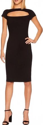 Susana Monaco Cut Out Midi Dress In Black