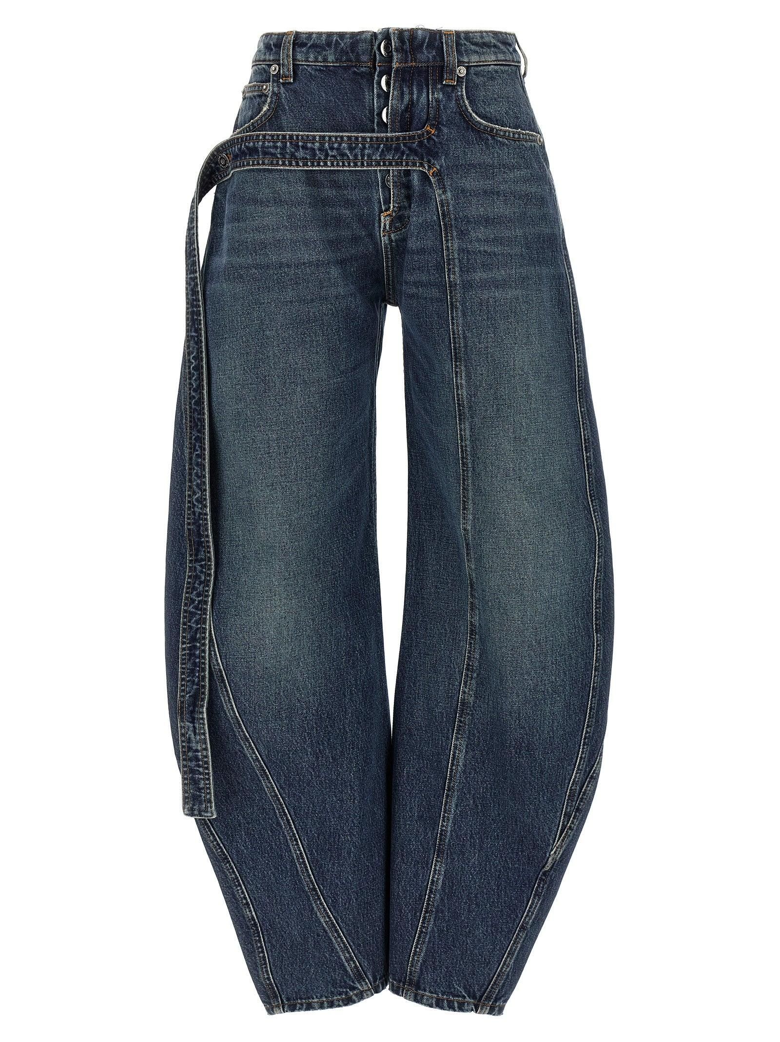 デニム・ジーパン JEAN PAUL GAULTIER THE BLUE DENIM STRAP JEANS Jean Paul Gaultier - Jean Paul Gaultier | The Blue Denim