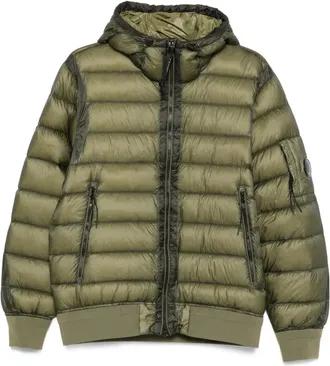C.P. Company Giacca trapuntata con cappuccio - Verde