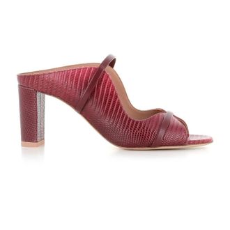 Malone Souliers Heeled Mules, female, Red, Size: 10 US Norah 70