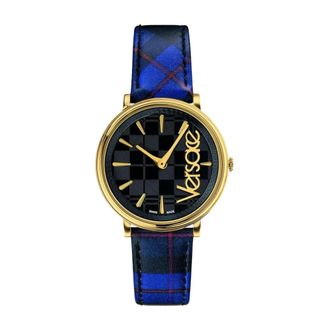 Versace Watches, female, Blue, Size: ONE SIZE The Clans Watch