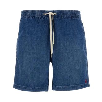 Polo Ralph Lauren Denim Shorts, male, Blue, Size: XL Blane Denim Shorts