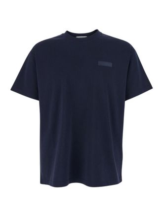 Givenchy Navy Blue Cotton T-shirt